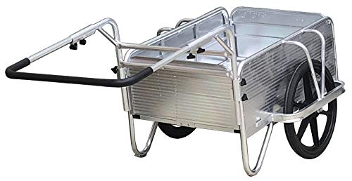 アルミス (Alumis) 折りたたみ式リヤカー アルミ製 AKO-100N 2枚目