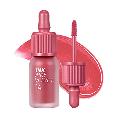 Image of Peripera Ink Airy Velvet Lip Tint | High-Pigmentation, Lightweight, Soft, Moisturizing (014 ROSY PINK)
