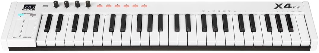 Midiplus X4 mini Midi Keyboard 49 mini keys USB with Pitch Strips (X4)