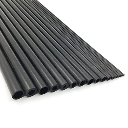 Tube creux en carbone 50cm pour réparation de maquette et modélisme