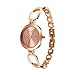 Titan Women Brass Analog Rose Gold Dial Casual Watch, Band Color-Gold