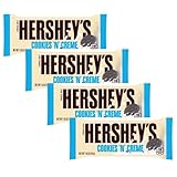 Tavoletta cioccolato bianco. Barra de chocolate blanco con sabor a Hershey\'s con galletas en trozos - 4 x 43 gramos