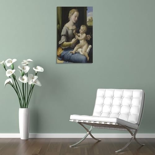 Tableau Raphaël Madonna in Pink déco moderne 60x90 cm