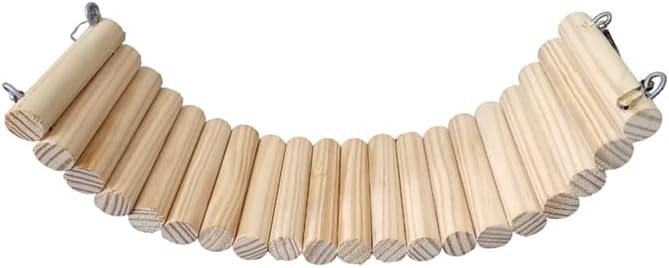 Ponte Rampa Passarela Divisória Flexível Pequena em Pinus para Ga...