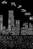 Zodiac Journal / Diary City Skyline 120 lined pages