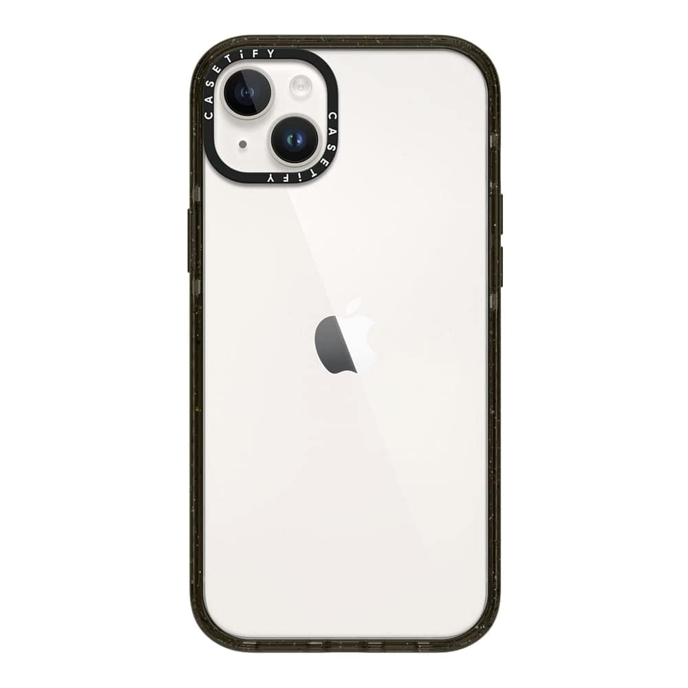 Amazon.com: CASETiFY for iPhone 14 Plus Case - Impact Clear Black