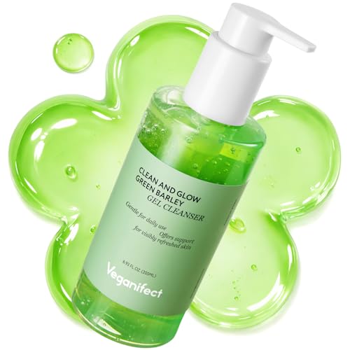 Hydrating Gel to Foam Cleanser, Low pH Gentle Daily Face Wash for All Skin Types, With AHA (Citric Acid), LHA, Glycerin, Mild Pore Care & Radiant, Balanced Skin, Korean Skincare, 205ml/6.93 fl oz