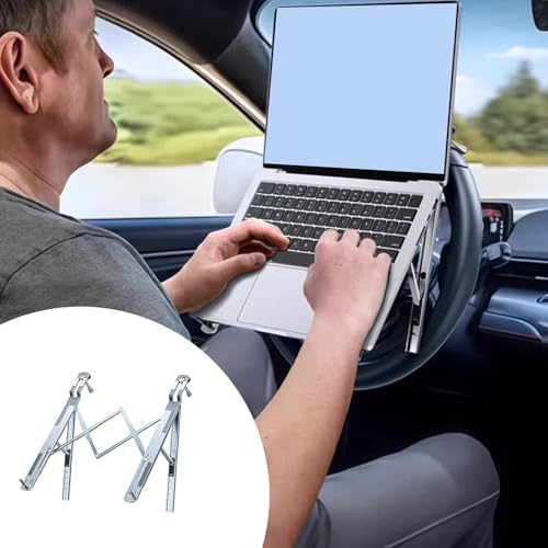 Soporte para computadora portátil para automóvil que alivia el dolor cervical 2