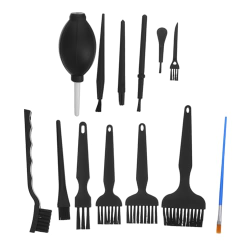 Zerodeko Anti-Static Cleaning Brush Set for Industrial Use with Crank Round Handle, Pp Material, Comfortable Grip, Safe Cleaning for Delicate Components, Suitable for Sewing Machine