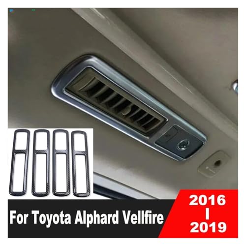 Renueva el techo desgastado con el embellecedor de luz de lectura para Toyota Alphard 2019 3