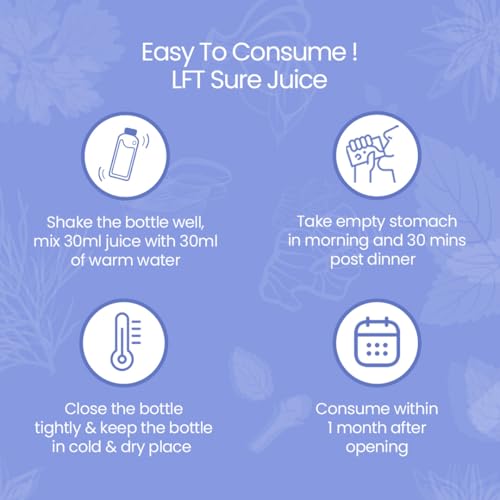 Image of Krishna's LFT Sure Juice - Enriched With 13 herbs - Natural Liver Cleanse & Detox Drink | Supports Liver Health & Digestion - 1000 ml