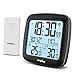 Produktbild Green Blue GB542 Funk-Wetterstation mit Außensensor | DCF-Uhr | Innen- & Außentemperatur | Kalender & Alarm | Thermometer mit Display & Snooze | Wand- & Tischmontage