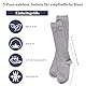 5 Paar Nahtlose Sensorische Socken für Walking Boots - Atmungsaktive Medizinische Schlauchsocken (Gr. 35-42), Orthopädische Ersatzstrümpfe für Air Cam Walker, Frakturstiefel & Postoperative Beinpflege