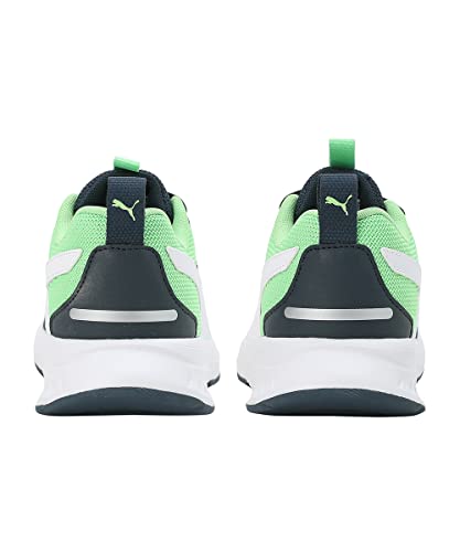 Miniatura 4 de Puma Puma Evolve Run Mesh Jr, Zapatillas Deportivas Unisex Niños, Dark Night Puma White Summer Green, 38 Eu