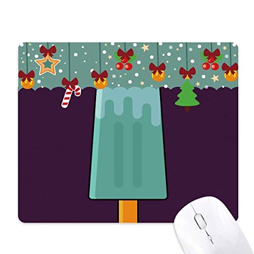 Tapis de souris bleu et vert en caoutchouc haute densité au design épuré