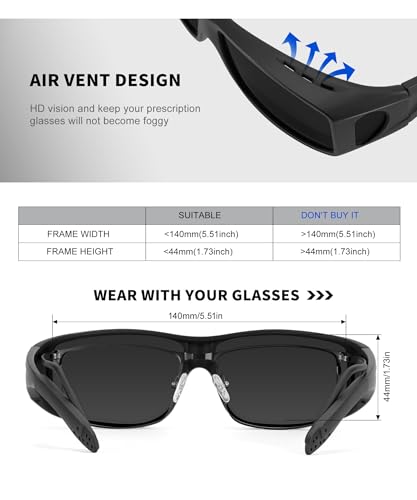 Fit Over Glasses Polarized Sunglasses for Men, Wrap Around Sunglasses Mens for Driving Fishing4