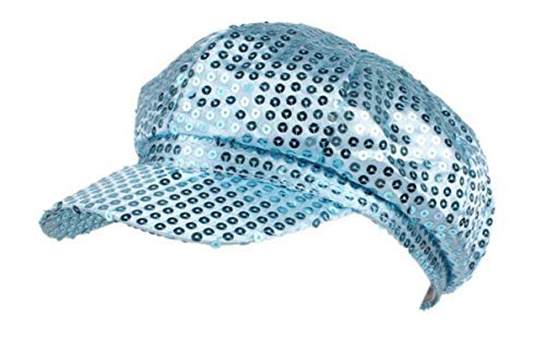 Newsboy Cap Women Sequins Cadet Military Baker Boy Spring Shiny Gatsby Flat Hats,Pink #TOP3