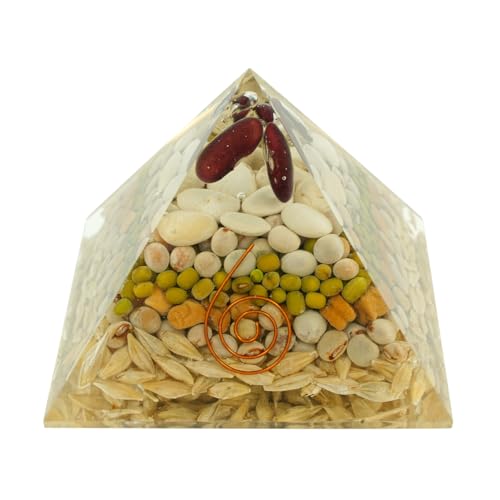 Image of Annapurna Pyramid |3-Inch| Divine Goddess Annapurna Pyramid for Abundance, Nourishment, and Prosperity | Spiritual Decor for Home and Office
