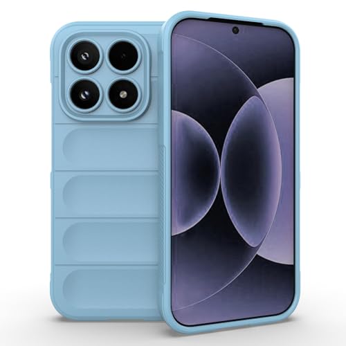 Image of for Xiaomi 17 Case Anti-Drop Soft TPU Rugged Phone Back Cover - Baby Blue