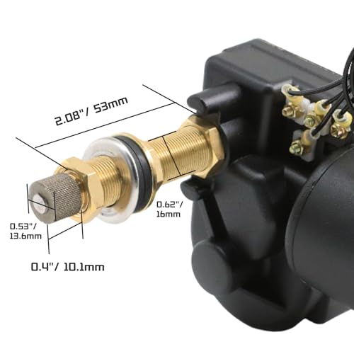 Image of WWF12C18 Windshield-Wiper Motor | Windshield-Wiper Motor Fit for Replacement 12V MRV and Automotive Boat & Car Wiper Motor Replaces 34010 4R2.12.R110D WWF12C18