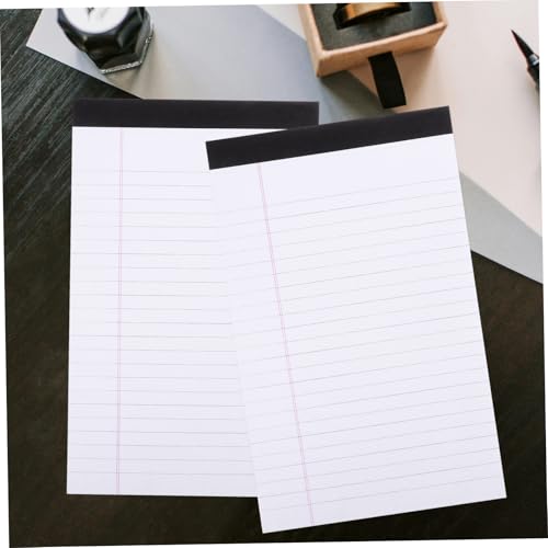 Bloc-notes blanc à lignes larges Angoily pour organiser vos cours et réunions - 7