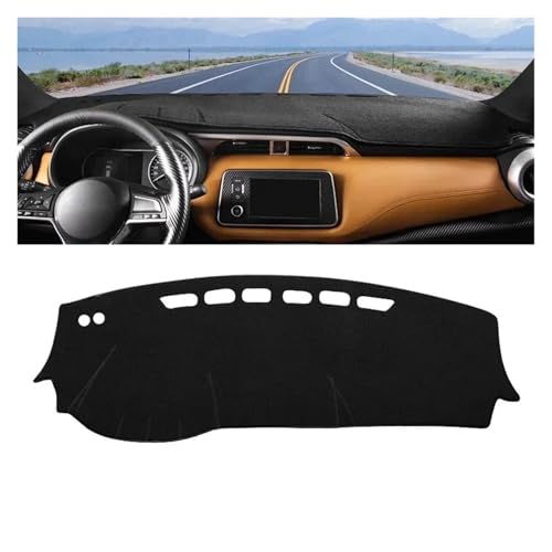 Pare-Soleil de Tableau de Bord Nissan Kicks Anti-Reflet Contre Fissures Tapis Bord Rouge