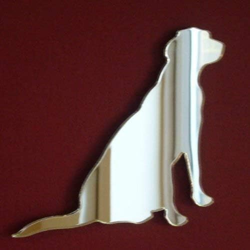 Sendmeamirror Dog Mirror - Labrador 50cm x 40cm, 40L x 40W cm