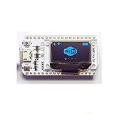 Flash integrado de 32 MByte, antena Wi-Fi, pantalla OLED azul de 0,96 pulgadas, USB CP2102 a chip serial.