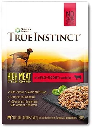 Natures Menu Dog Food Pouch Beef with Tripe (8 x 300g)