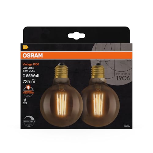 LEDVANCE Vintage 1906 ampoule LED Lumière chaude 2400 K E27 E Neuf - vue 8