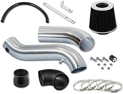 3" Black Air Intake Kit + Filter Compatible with 06-09 Dodge Charger 05-08 Magnum 08-10 Challenger 3.5L V6