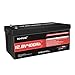 Dumfume 12V 400Ah LiFePO4 Lithium Battery,5120Wh Energy Built-in 200A BMS 15000+ Cycles for RV,Solar,Home Energy Storage,Off-Grid Applications