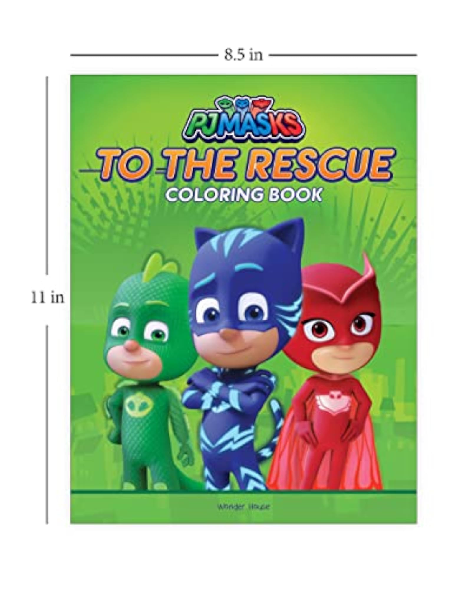 PJ Masks To The Rescue Coloring Book for Kids