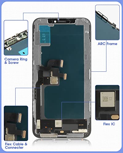 Écran pour iPhone XS tactile bloqué solution de réparation complète LCD A2097 5,8"