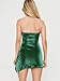 SEBAQINY Women’s Sparkly Strapless Dress: Summer Glitter Sexy Short Tube Top Dress - Bodycon Side Slit Mini Party Outfits for Trendy Fashionistas 2401 (Green,Small)
