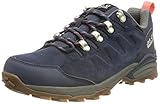 wasserdicht, atmungsaktiv Jack Wolfskin Damen Refugio Texapore Low Walking Schuh, Dark Blue Grey, 39 EU