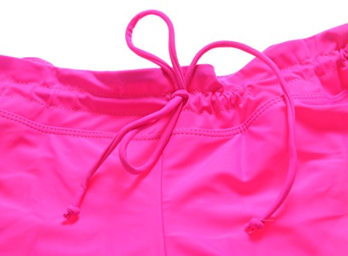 Image of Women Sports Summer Bottom Slit Swim Beach Board Shorts