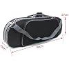 Violin case 4/4 full size Lightweight Oxford case bag Durable and Scratch Resistant with backpack straps Travel violin case for Students, Adults, Black color