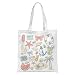 FISWAFY Preppy Beach Tote Bag, Coquette Bow Coastal Summer Preppy Aesthetic Canvas Tote Bag for Women, Beach Gifts for Women Lovers, Reusable Grocery Shopping Bags