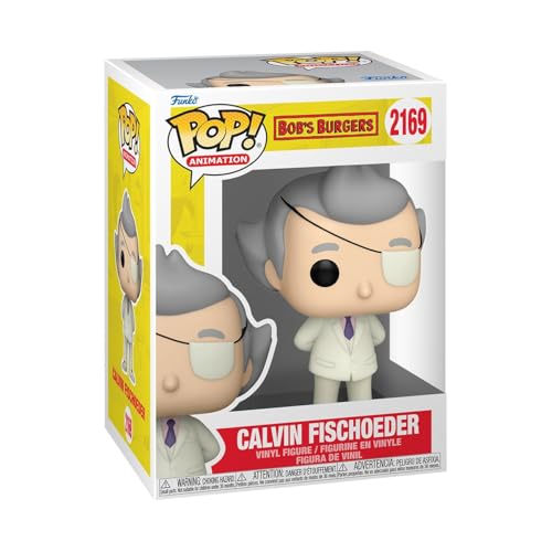 Funko Pop! TV: Bobs Burgers - Calvin Fischoeder Fischo - Collectable Vinyl Figure - Gift Idea - Official Merchandise - Toys for Kids & Adults - Cartoon Fans - Model Figure for Collectors and Display