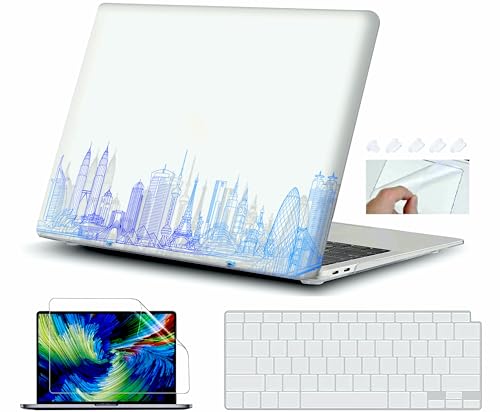 Image of Case Compatible with MacBook Pro 13 inch Case 2024 2023-2016 M1 M2 A2338 A2289 A2251 A2159 A1706 A1989 Plastic Hard Shell Case Cover (Design30)