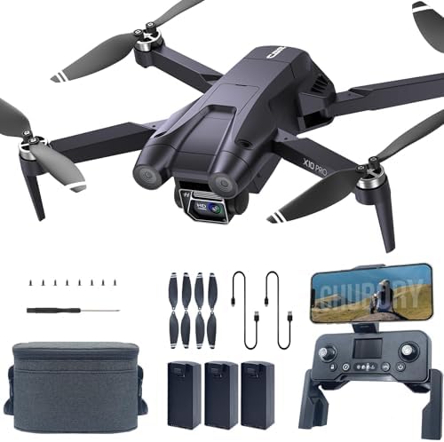 CHUBORY X10 PRO GPS Drone with Camera for Adults 4K UHD90 Min L...