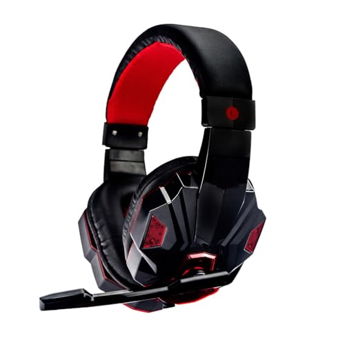 Casque de jeu stéréo avec microphone et coussinets d'oreille