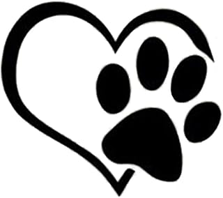 Amazon Es Pegatinas Huellas De Perro Coche