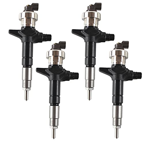 FIWARY Fuel Injectors 4pcs fits for Denso Isuzu Holden 3.0L 4JJ1 Replace OE 095000-6980 8-98011604-1 8980116043