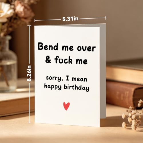 Birthday Gifts for Men Him, Funny Birthday Cards for Men Boyfriend Husband, Unique and Unusual Mens Gifts for Husband, Naughty Gag Couples Gift for Boyfriend, Greeting Cards — view 4