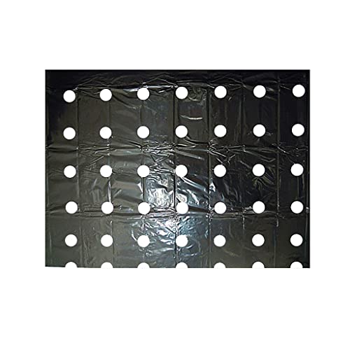 GBNHGYP Dmo 10 × 1,35m. PE. Isolamento Agricolo Pellicola di Crescita della Pianta di Verdure Perforata A Prova di Erba, Isolamento Termico della Serra Mulch Perforato di Plastica 1pcs