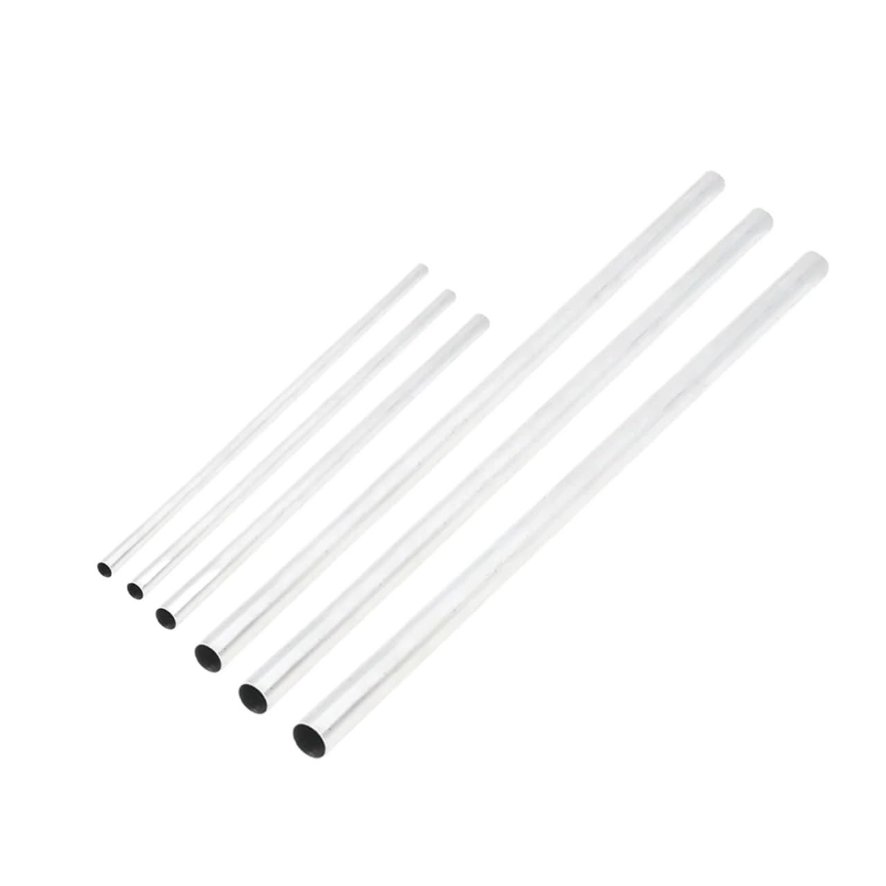 Gijmzy 500Mm Aluminium Pipe 0.5Mm Thickness 2-30Mm Od Straight 300Mm Long Round 6063 Aluminum Alloy Tube(,Od 28 X Id 27Mm)