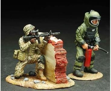 IRQ-005 EOD: Ready With Extinguisher - Two Figures Collectible Toy Soliders