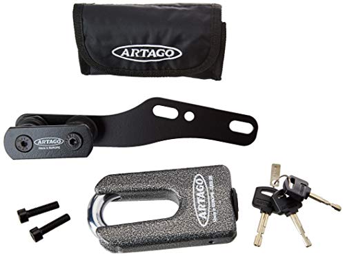 Artago 69T2 Antirrobo Disco Alta Gama Y Soporte para Yamaha Mt-07 Y...